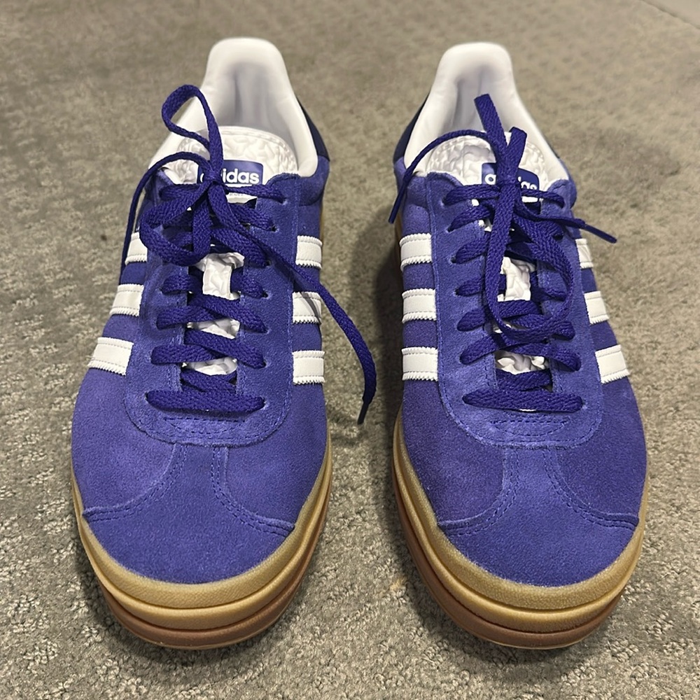 Adidas Originals Gazelle Bold Ink/White/Purple Women's Shoes